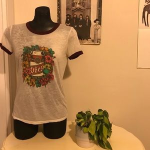 Obey sheer ringer tee